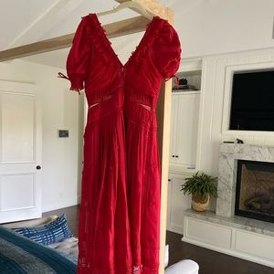 New with tags! Self-Portrait midi dress, Size 4